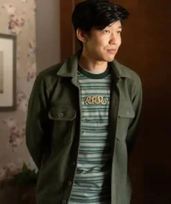 Eddie TV-Series Tracker Season 03 Jay Lee Green Wool Jacket