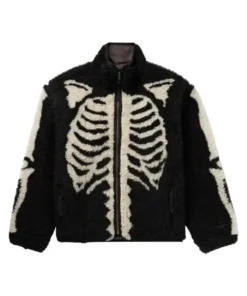 TV-Series The Kardashians S07 Travis Barker Black Skeleton Zip-Up Jacket