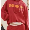 Dunkin Graphic Bubble Pink Hoodie