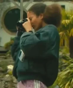 Wild Cherry Grace Gibbons Bomber Green Jacket