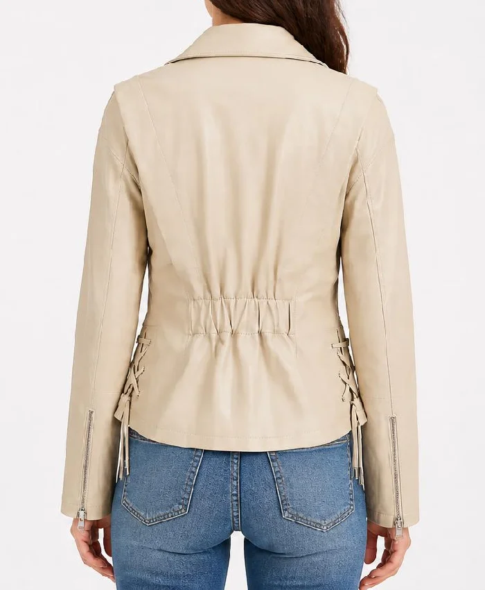 Women Asymmetrical Women’s Stylish Biker Leather Jacket