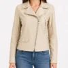 Womens Asymmetrical Women’s Stylish Biker Leather Jacket