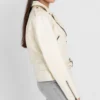 Women’s Riveted Leather Biker Jacket