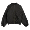 Adidas x Willy Chavarria Black Bomber Satin Jacket