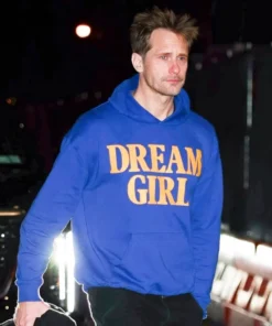 Alexander Skarsgard Dream Girl Printed Blue Hoodie