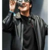 Singer Artemas Lollapalooza Film Festival Black Leather Jacket
