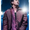 Logan Henderson Berlin Concert Maroon Jacket