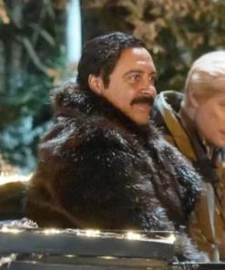 Champagne Problems Sean Amsing Brown Fur Coat