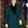 Kate Middleton Christmas Carol Service Ceremony Blue Coat