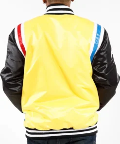 Starter Denver Nuggets Full-Snap Multi-Color Satin Jacket