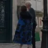 Lily Collins Emily In Paris S05 Emily Cooper Blue Coat