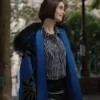 Emily In Paris S05 Lily Collins Blue Coat