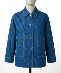 Natasha Burton Movie My Secret Santa 2025 Tia Mowry Sequin Dot Blazer