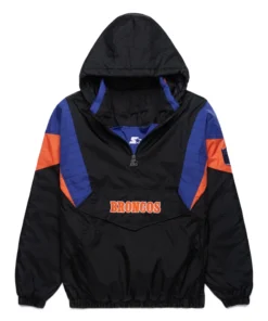 HOMAGE x Starter Broncos Blackout Hooded Half-Zip Jacket