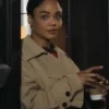 Tessa Thompson TV Series His & Hers Anna Beige Trench Coat