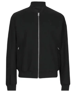 Hudson And Rex S08 Mark Hudson Full-Zip Black Bomber Jacket