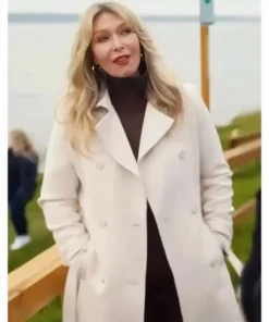 Lauren Vandenbrook Hudson & Rex Tv Series Amanda Lyddon White Wool Coat