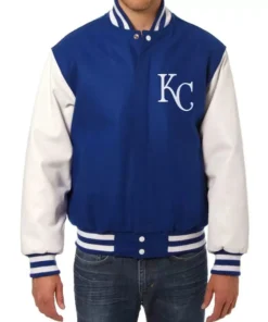 Kansas City Royals Full-Snap Letterman Jacket