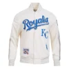 Current Logo Kansas City Royals Game Day White Jacket