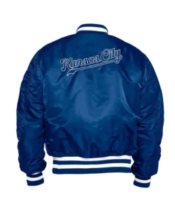 Kansas City Royals MA-1 Full-Zip Bomber Jacket