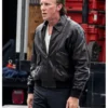 Christian Bale Madden 2026 Al Davis Black Leather Jacket