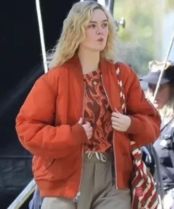 TV Series Margo’s Got Money Troubles 2026 Elle Fanning Bomber Jacket