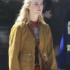 TV Series Margo’s Got Money Troubles 2026 Elle Fanning Brown Jacket
