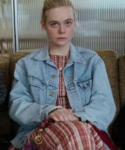 TV Series Margo’s Got Money Troubles 2026 Elle Fanning Denim Jacket