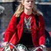 Margo’s Got Money Troubles Elle Fanning Fringe Jacket