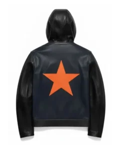 Marty Supreme Hooded Leather Jacket