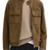 TV-Series Mayor of Kingstown Season 04 Brown Suede Leather Jacket