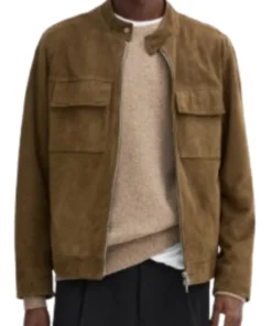 TV-Series Mayor of Kingstown Season 04 Brown Suede Leather Jacket
