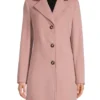 TV-Series Mistletoe Murders Season 02 Pink Wool Coat