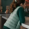 Sarah Drew TV-Series Mistletoe Murders S02 Emily Lane Green Puffer Vest