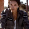 Olivia Swann NCIS Sydney S03 Grey Jacket