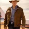 Todd Lasance NCIS Sydney S03 Brown Jacket
