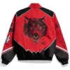 WWE 2025 New World Order 4 Life Wolfpac Cotton Racing Bomber Jacket