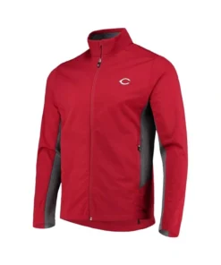 Cincinnati Reds Navigate Full-Zip Jacket Red Front