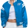 Oklahoma City Thunder Blue Full Count Satin Jacket