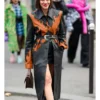 Tiffany Hsu Flames Print Coat