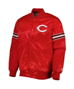 Pick & Roll Cincinnati Reds Satin Jacket