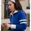 Ponies 2026 Emilia Clarke Blue Track Jacket
