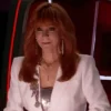 The Voice Season 28 Reba McEntire Floral Embellished White Blazer