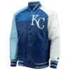 Kansas City Royals Reliever Varsity Satin Jacket