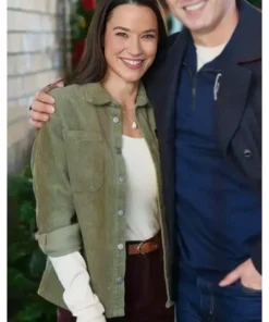 The Christmas Cup Rhiannon Fish Green Jacket