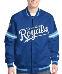 Scout Kansas City Royals Varsity Satin Jacket