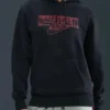 Stranger Things Born to Rock SQWK Graphic Black Hoodie
