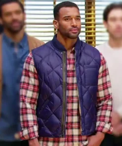 Marcus Brodie Finding Mr. Christmas Quilted Vest