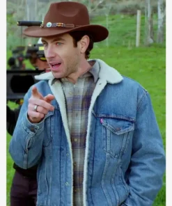 Robbie Simpson Finding Mr. Christmas Denim Jacket