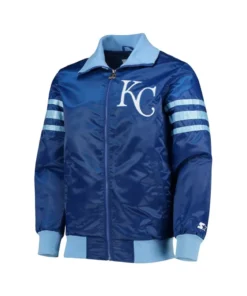 Captain II Kansas City Royals Varsity Satin Jacket